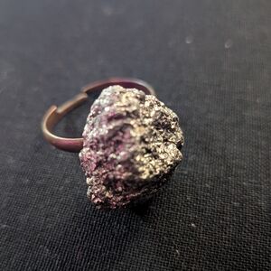 Edgy Pyrite Women's Ring